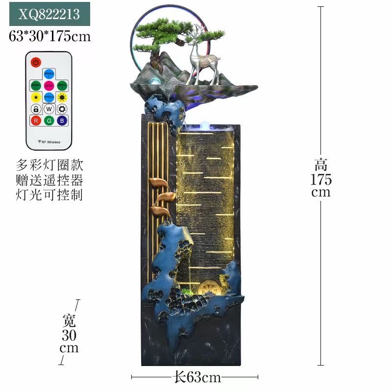 树脂盆景/树脂流水盆景/幕帘墙装饰产品图