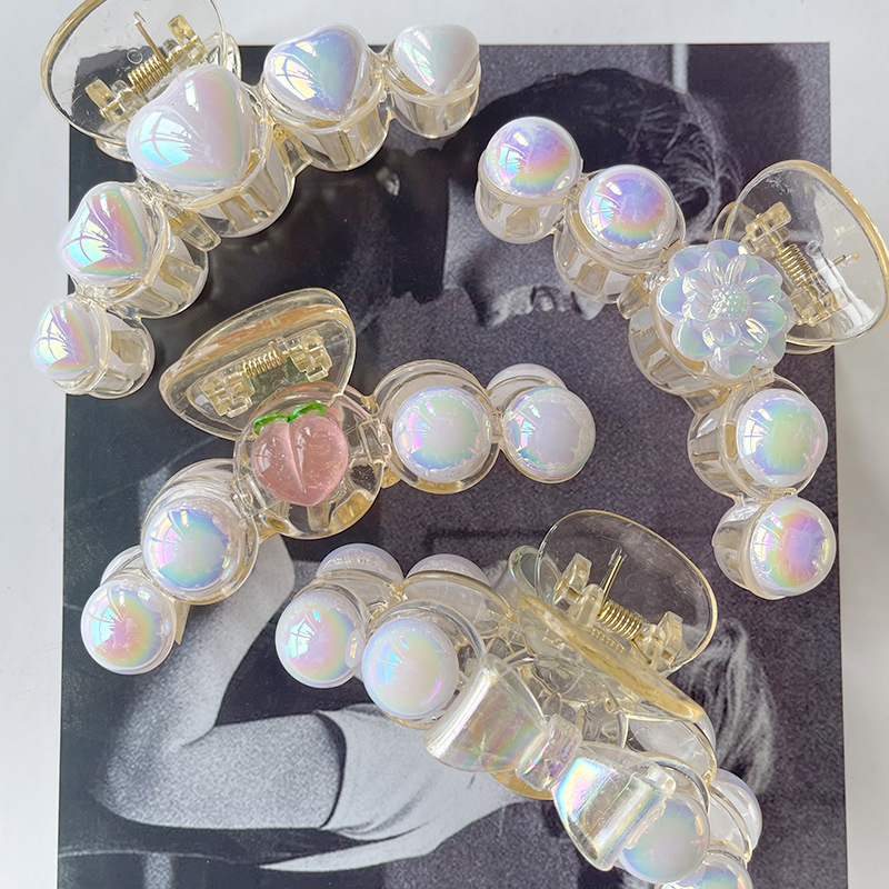 鸭夹/蝴蝶/流行白底实物图