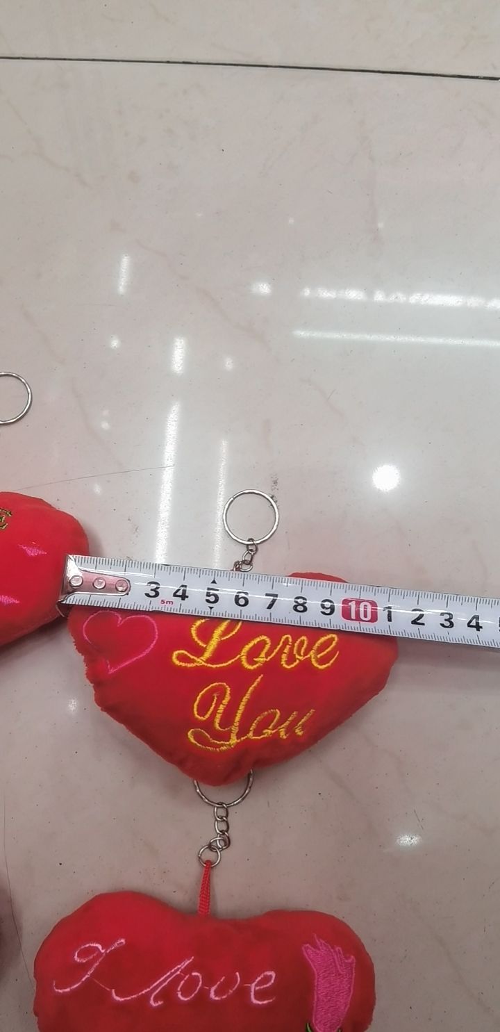 Direct sales from the manufacturer of the 2022 new red Heart-shaped Valentine's Day gift, the heart-hugging Bear plush toy pendant pic 20