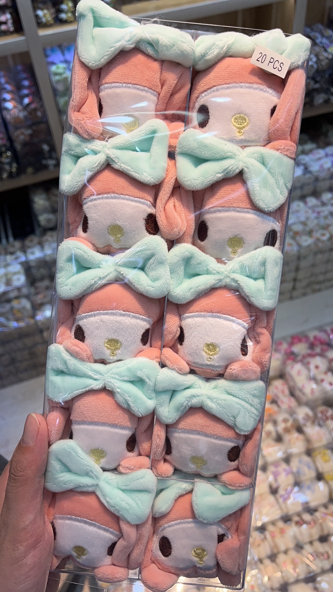 【20 Sets 】 Best-selling plush osmanthus dog hair band Pudding Dog leather band Headband Application Scenario