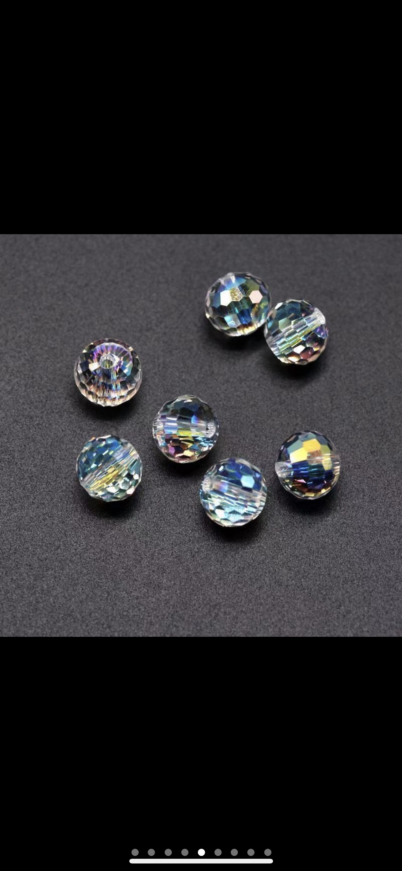 仿施华洛世奇多切面球珠