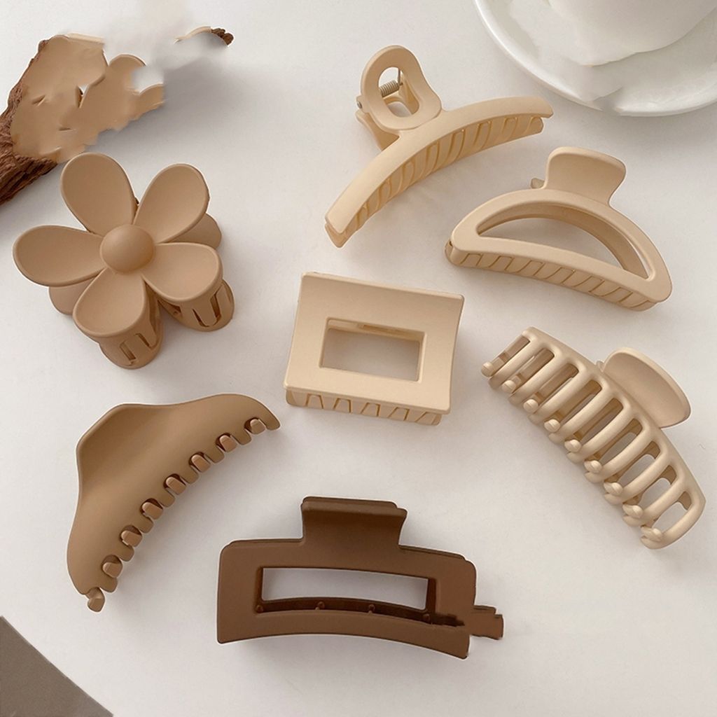 Large-sized grabber for women, summer, shark clip on the back of the head, headwear, hair grabber, hairpin, Internet celebrity, 2022 new style hairpin Specification image