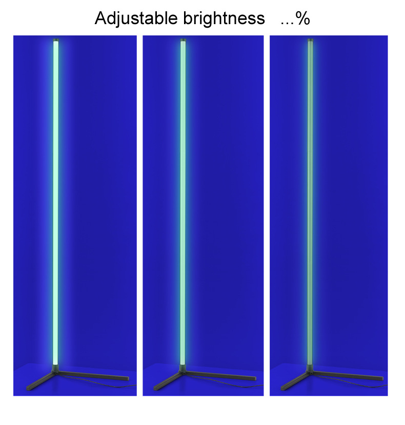 New style corner lamp RGB color-changing corner lamp, atmosphere lamp, DIY splicing, Internet red light, floor lamp, bedroom lamp 23-1 detail image 6