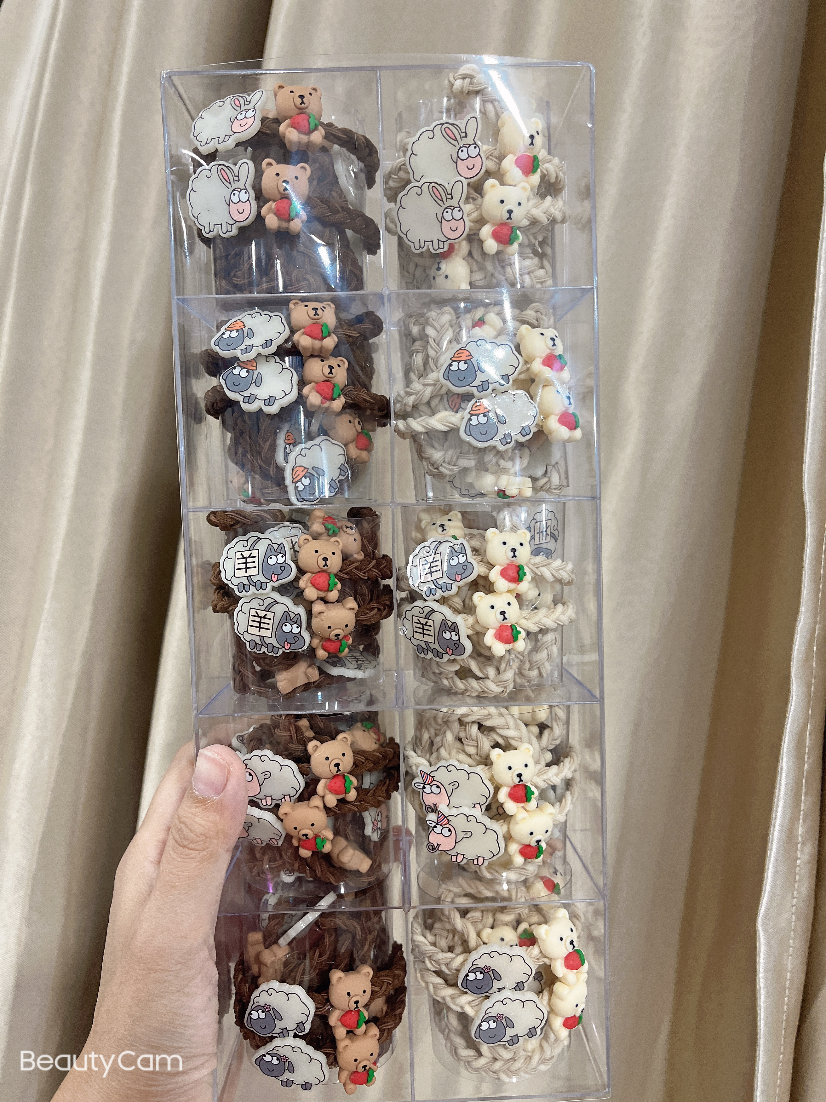 【100 Sets 】 Bestseller Sheep's Skin Band Hair Rope, new woven hair rope Specification image