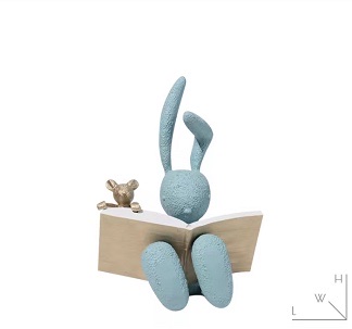 Read the Little Rabbit figment, Maple Leaf Home Craft Flat Figment, Sculpture Figment 11