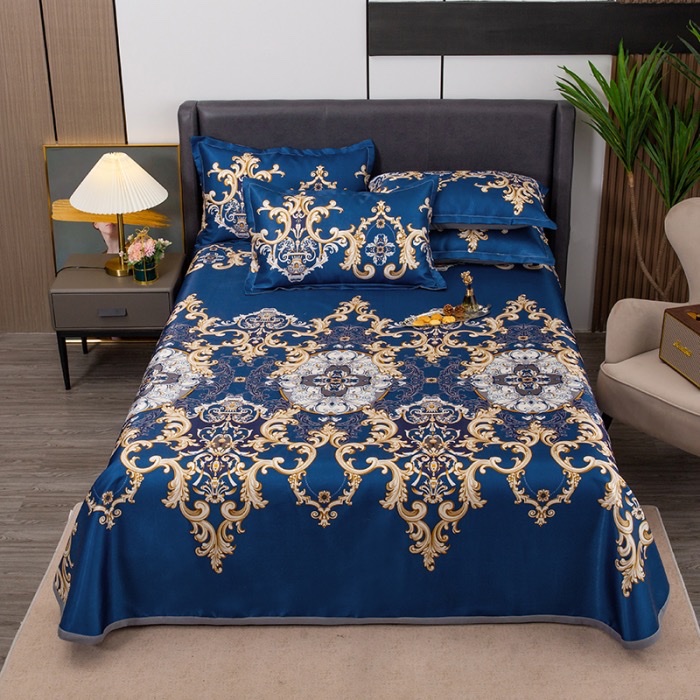 Ice silk mat 3-piece set of bedding and home textile quilt cover