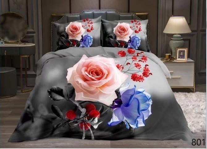 3d printed three-piece set, four-piece set, multi-piece set, bedding, home textile duvet cover set Item Picture