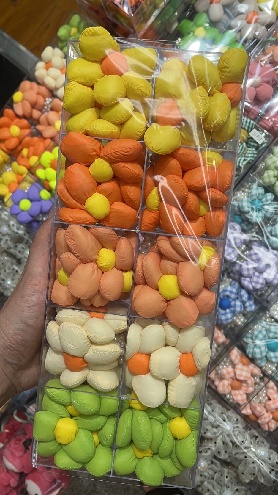 【30 Sets 】 Korean-style flower hair bands, new pearl hair ties, best-selling leather band hair accessories Application Scenario