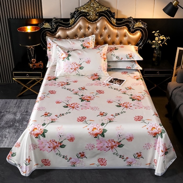 Ice silk mat 3-piece set of bedding and home textile quilt cover Item Picture