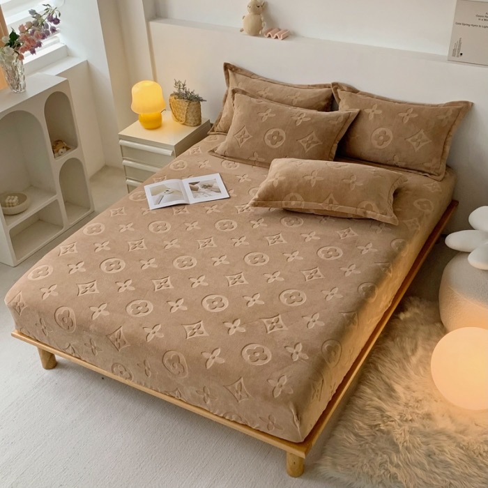 Milk fleece fully wrapped soft bed covers, bedding, home textile duvet covers details Picture