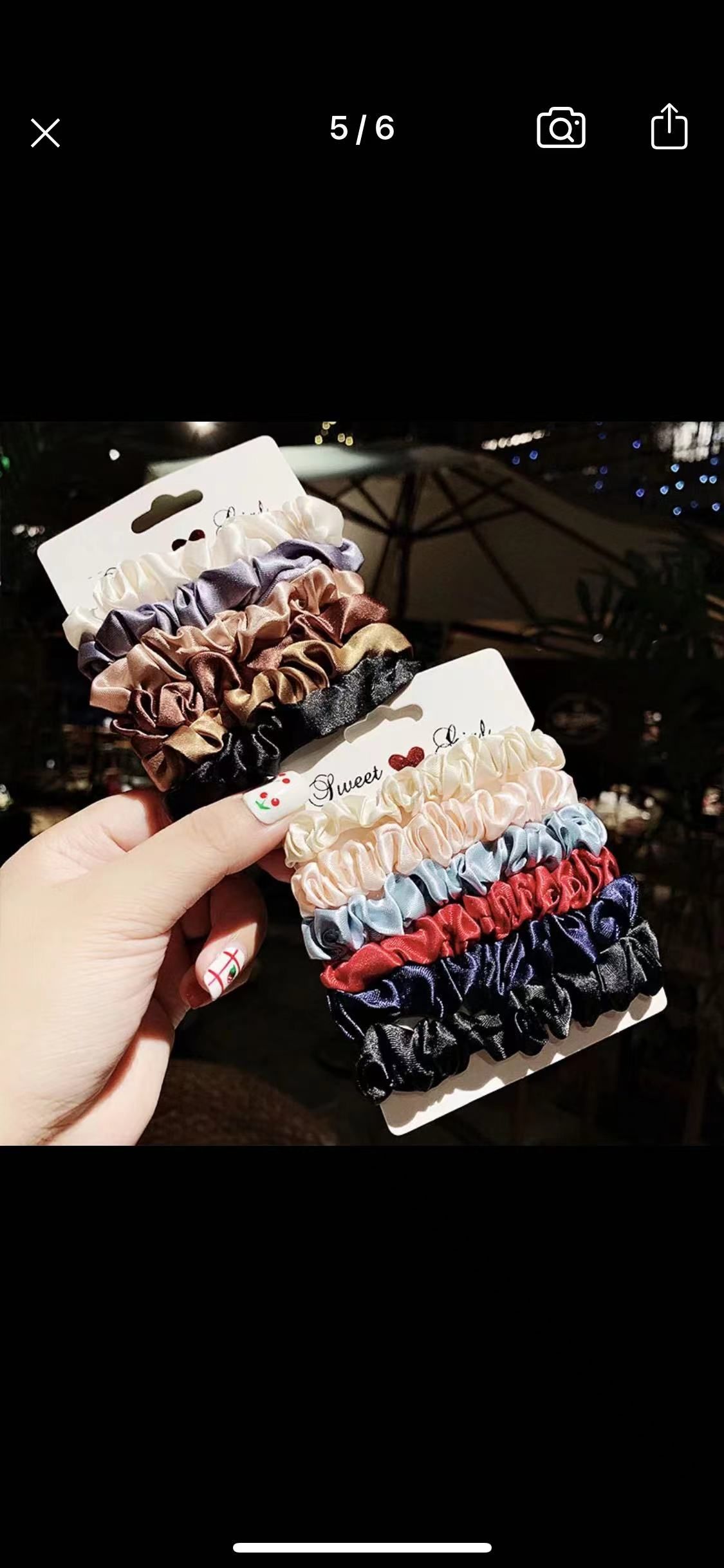 High elasticity hair Tie Tie for Women, high elasticity Large Intestine Ring Set 1 Specification image