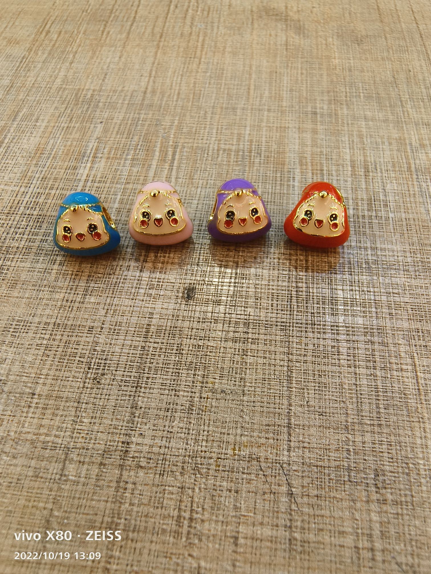 Alloy electroplated oil-dripping zongzi baby Item Picture