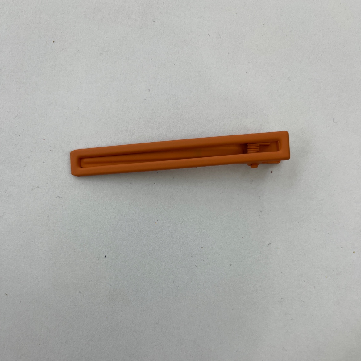 彩色8公分镂空方夹橘色