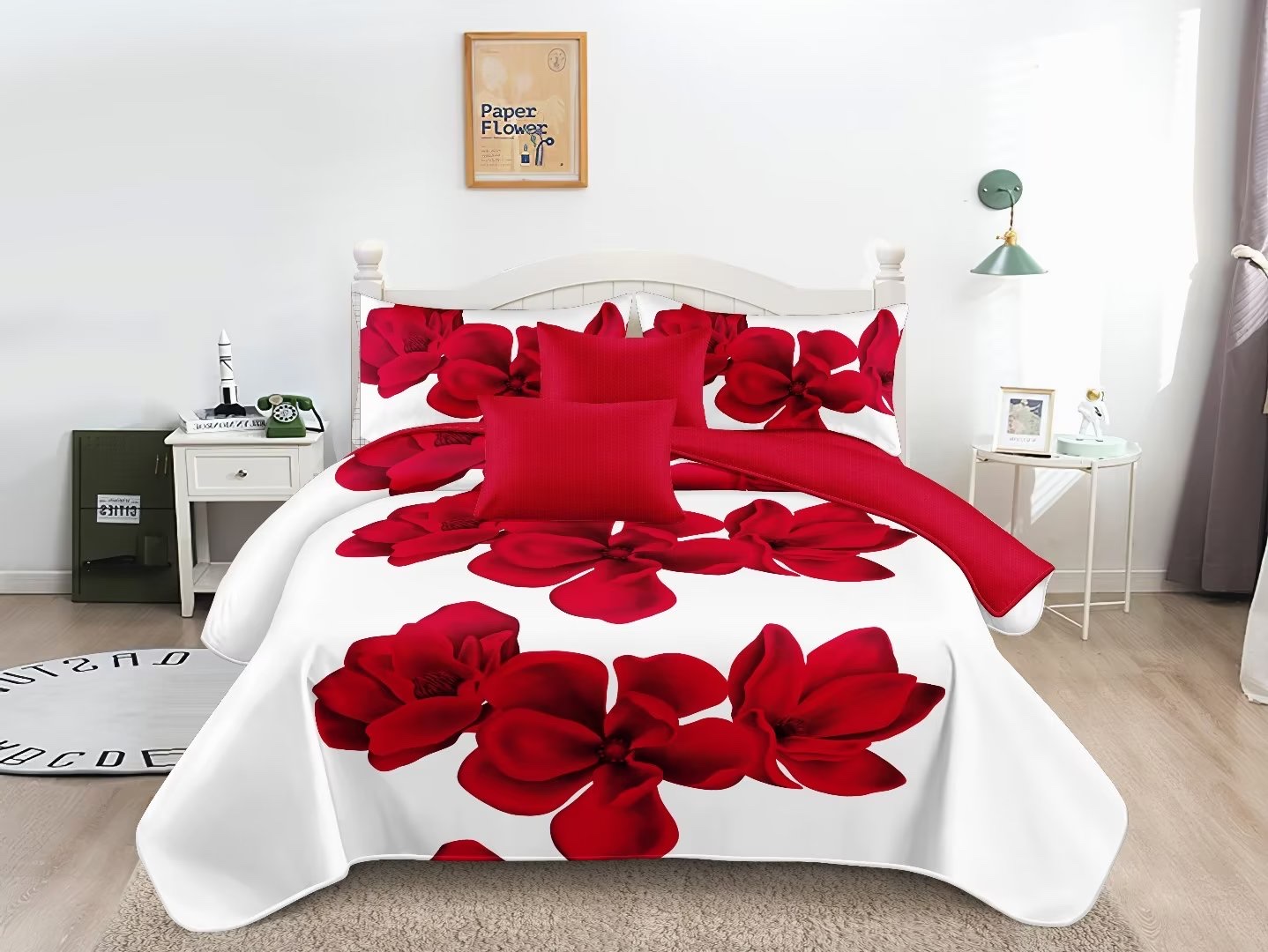 3d printed three-piece set, four-piece set, multi-piece set, bedding, home textile duvet cover set Specification image