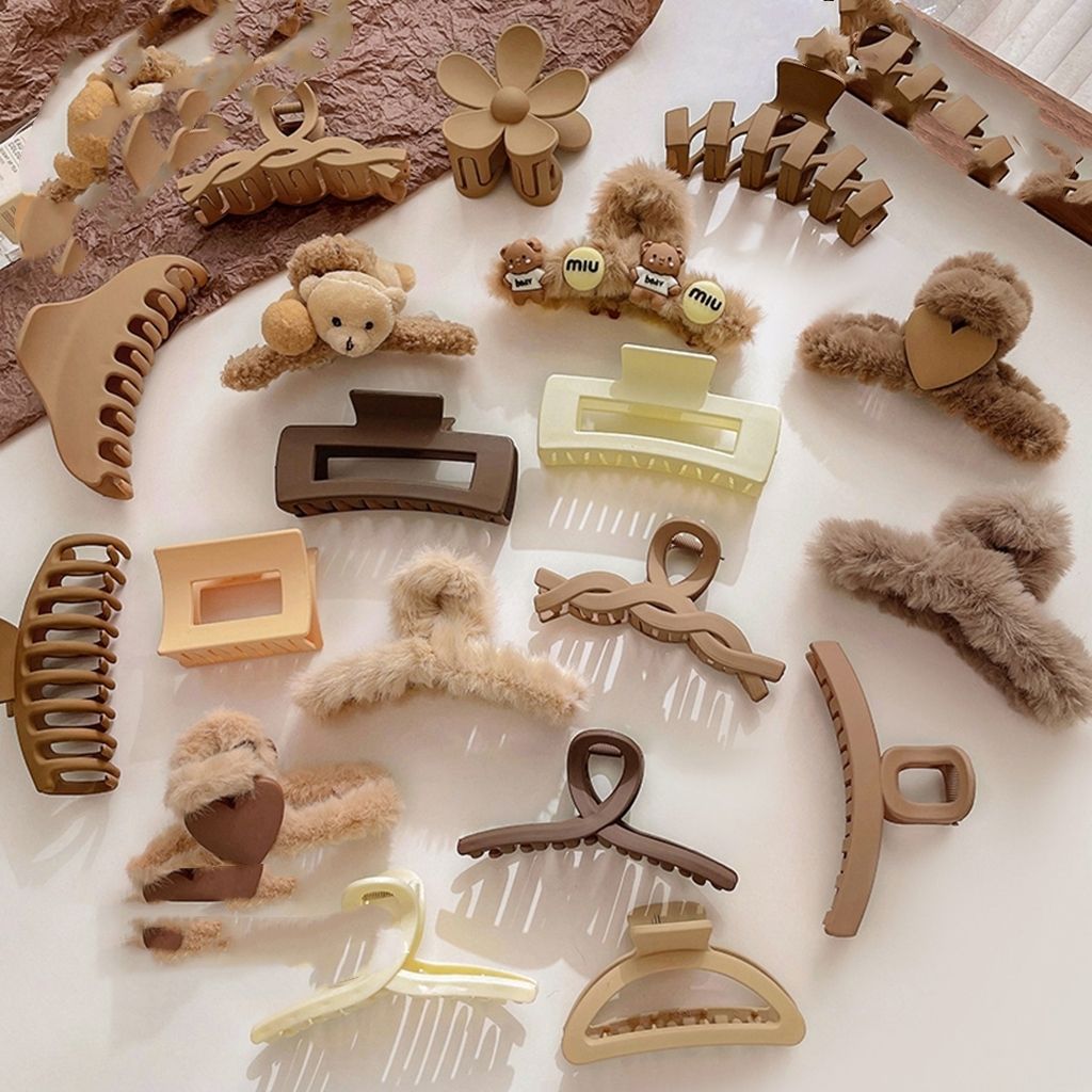 Large-sized grabber for women, summer, shark clip on the back of the head, headwear, hair grabber, hairpin, Internet celebrity, 2022 new style hairpin details Picture