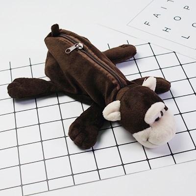 2022 Yellow round pen case, Cartoon 3D lion pen case, Elephant cartoon student pen case factory direct sales detail image 10