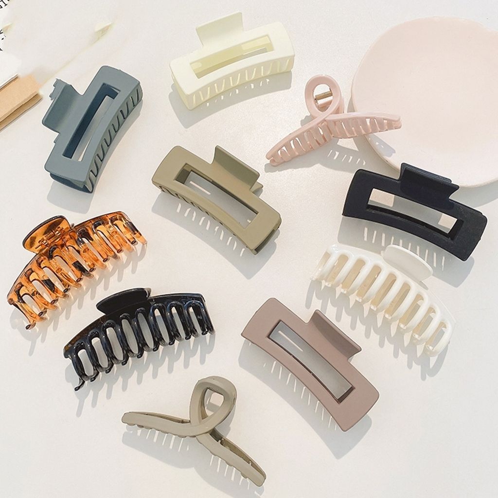 High-end large-sized scratch-clip for women, summer scratch-clip at the back of the head, shark clip, elegant hairpin headwear, 2022 new style details Picture