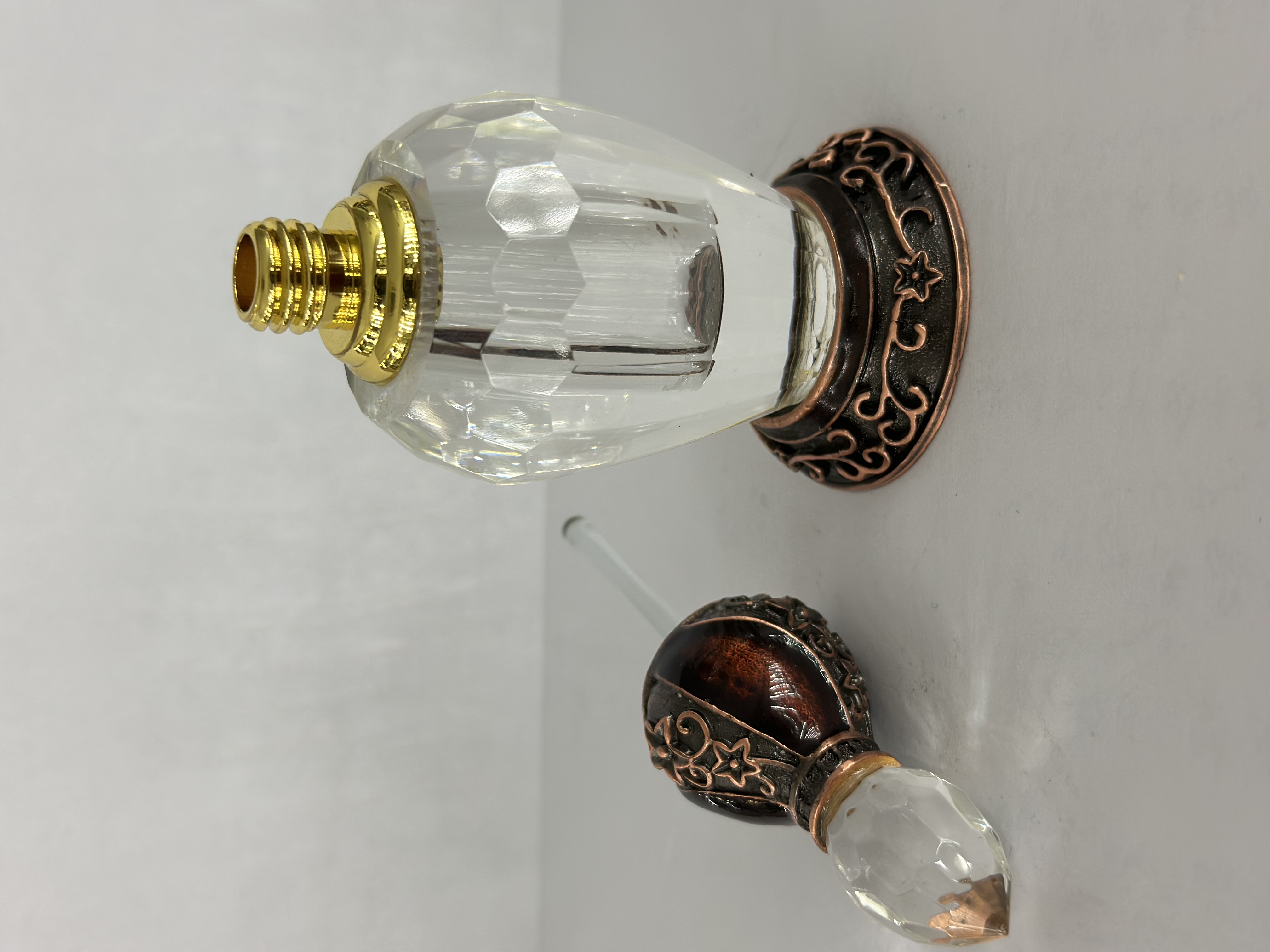 KA006-6cc Arab perfume bottle, glass bottle, handicrafts D3-7857 Alden details Picture