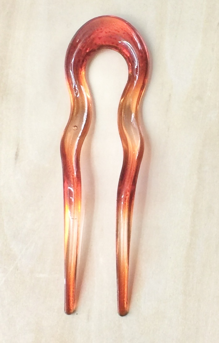 美神饰品彩虹色U形钗时尚新款盘发器12345678900000585细节图