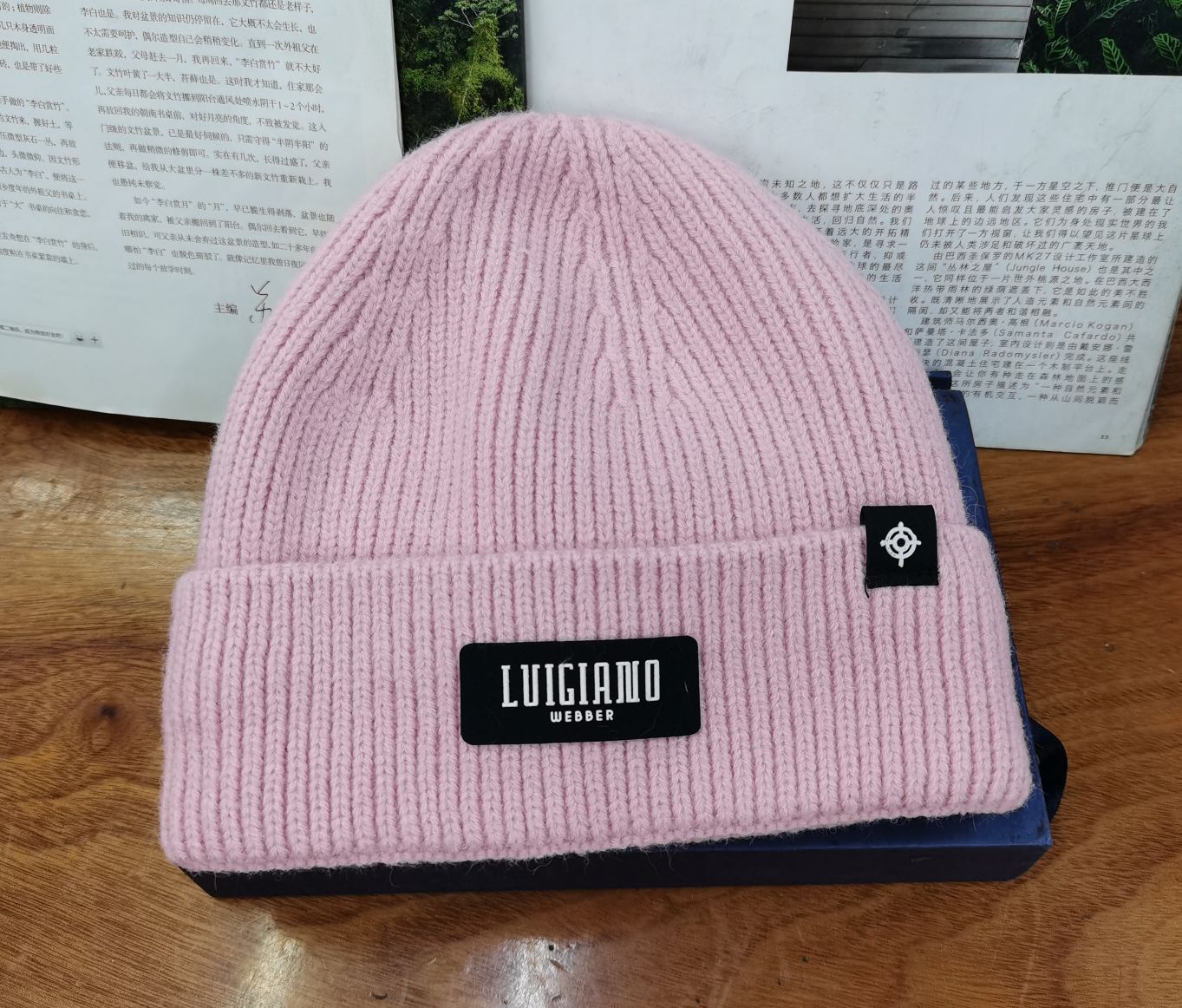 秋冬加绒女士针织帽户外保暖套头帽时尚韩版刺绣字母百搭帽子男女同款详情图13