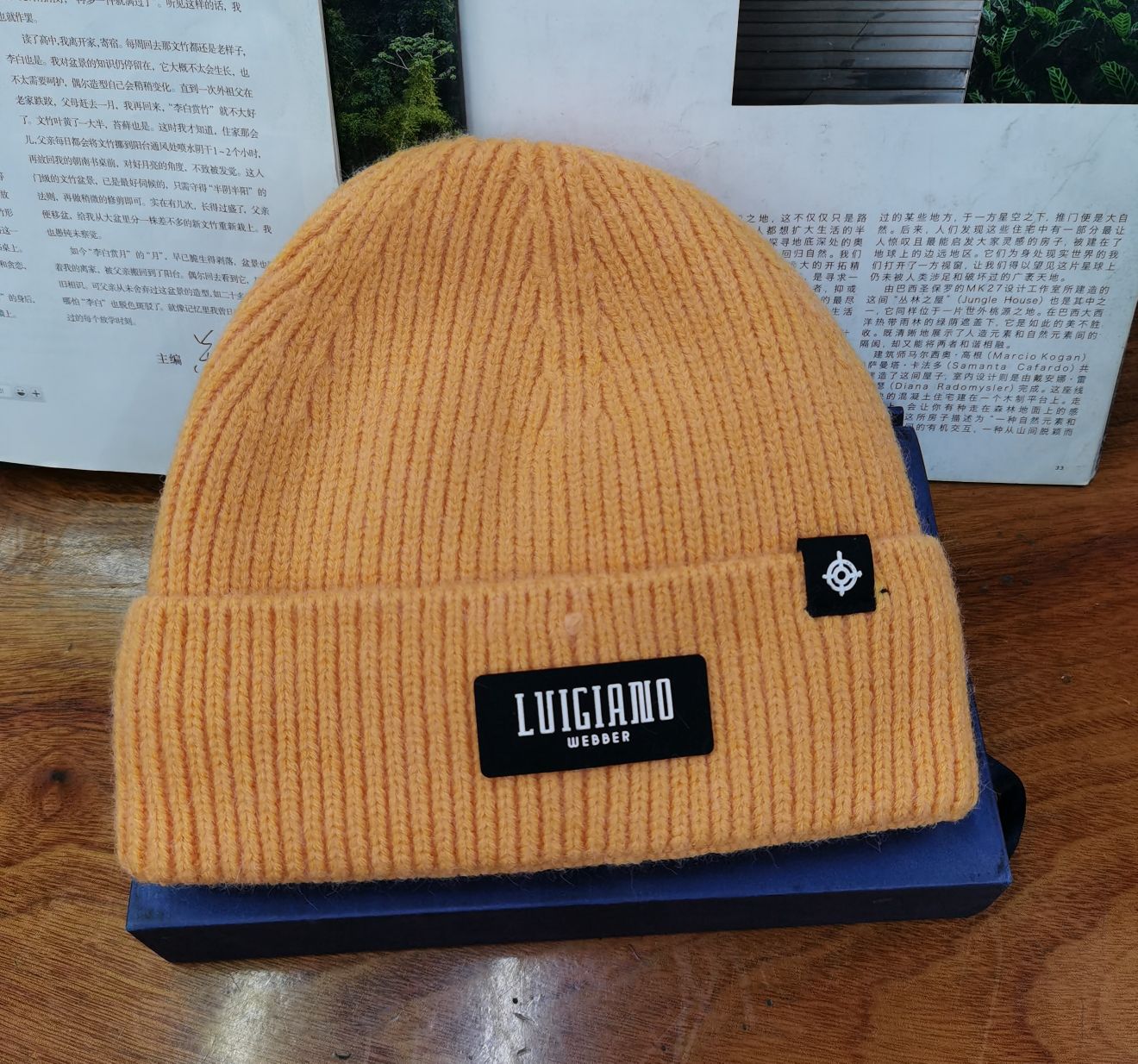 刺绣字母/情侣针织帽/秋冬毛线帽细节图