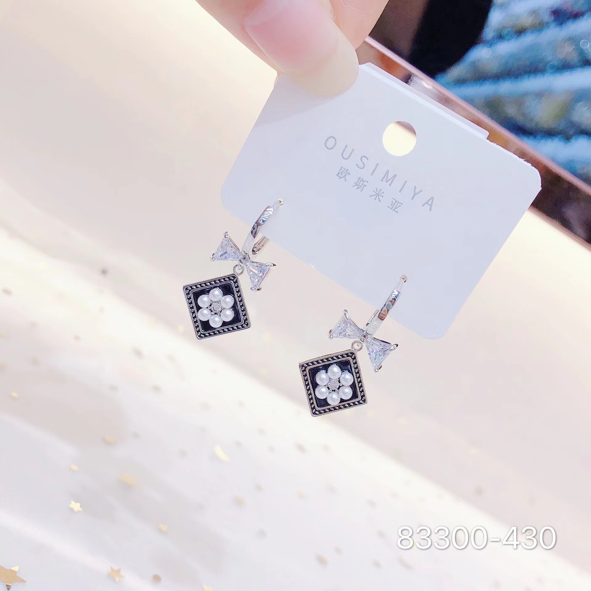 耳扣系列/贝珠耳环/滴油系列产品图
