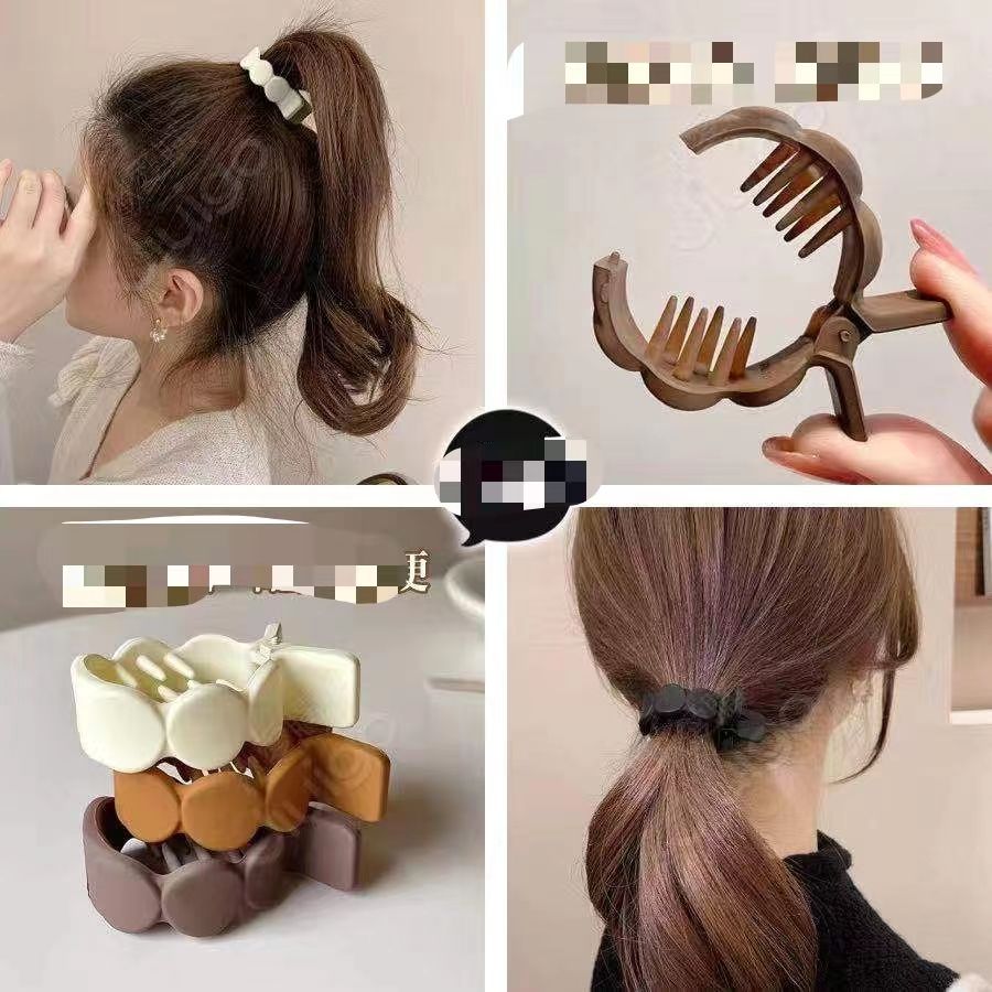 Haishen Accessories, a popular and trendy Korean-style fashion classic, is a 6-color transparent 4-centimeter small claw that has become a hit on the Internet Specification image