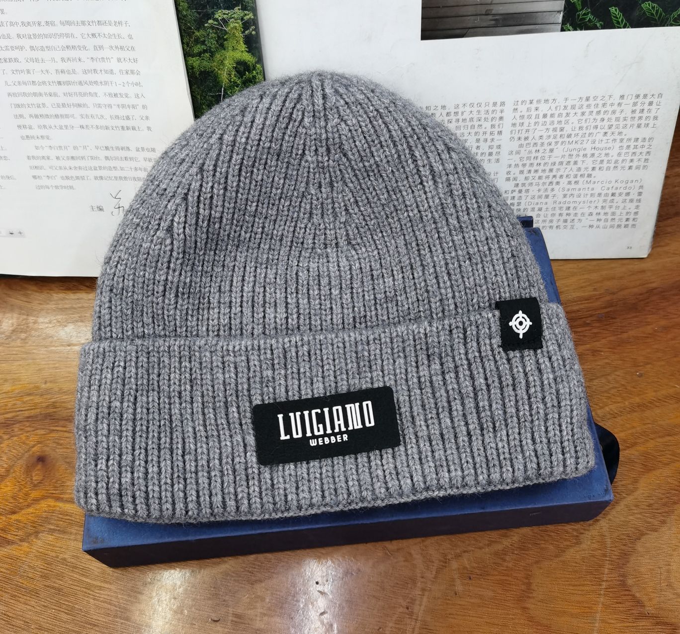 秋冬加绒女士针织帽户外保暖套头帽时尚韩版刺绣字母百搭帽子男女同款详情图9