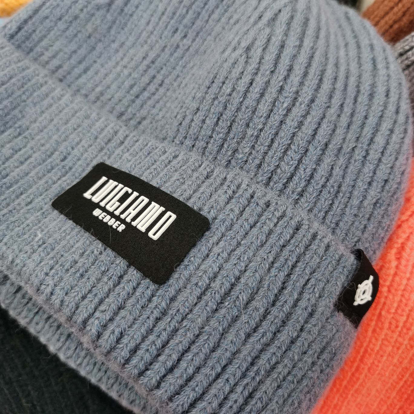 秋冬加绒女士针织帽户外保暖套头帽时尚韩版刺绣字母百搭帽子男女同款详情图2