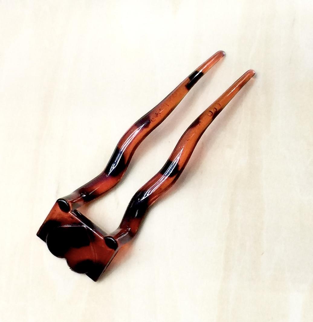 美神饰品方形双钗快速成形盘发器12345678900000578产品图