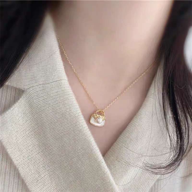 云逸饰品 天然淡水珍珠项链吊坠时尚项链吊坠宝宝设计