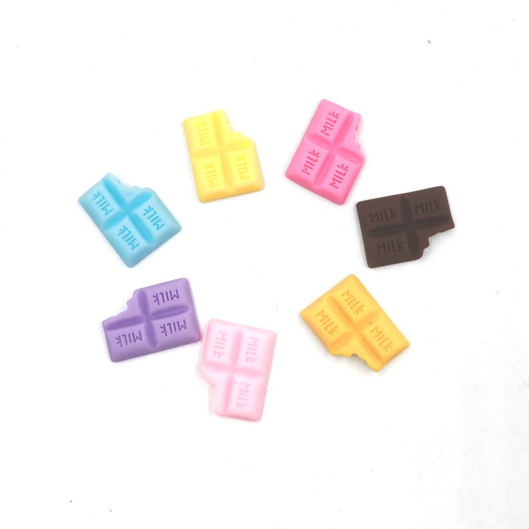 Simulated food, chocolate resin accessories, stickers, mobile phone stickers, fridge stickers, DIY handmade, 500 pieces per pack