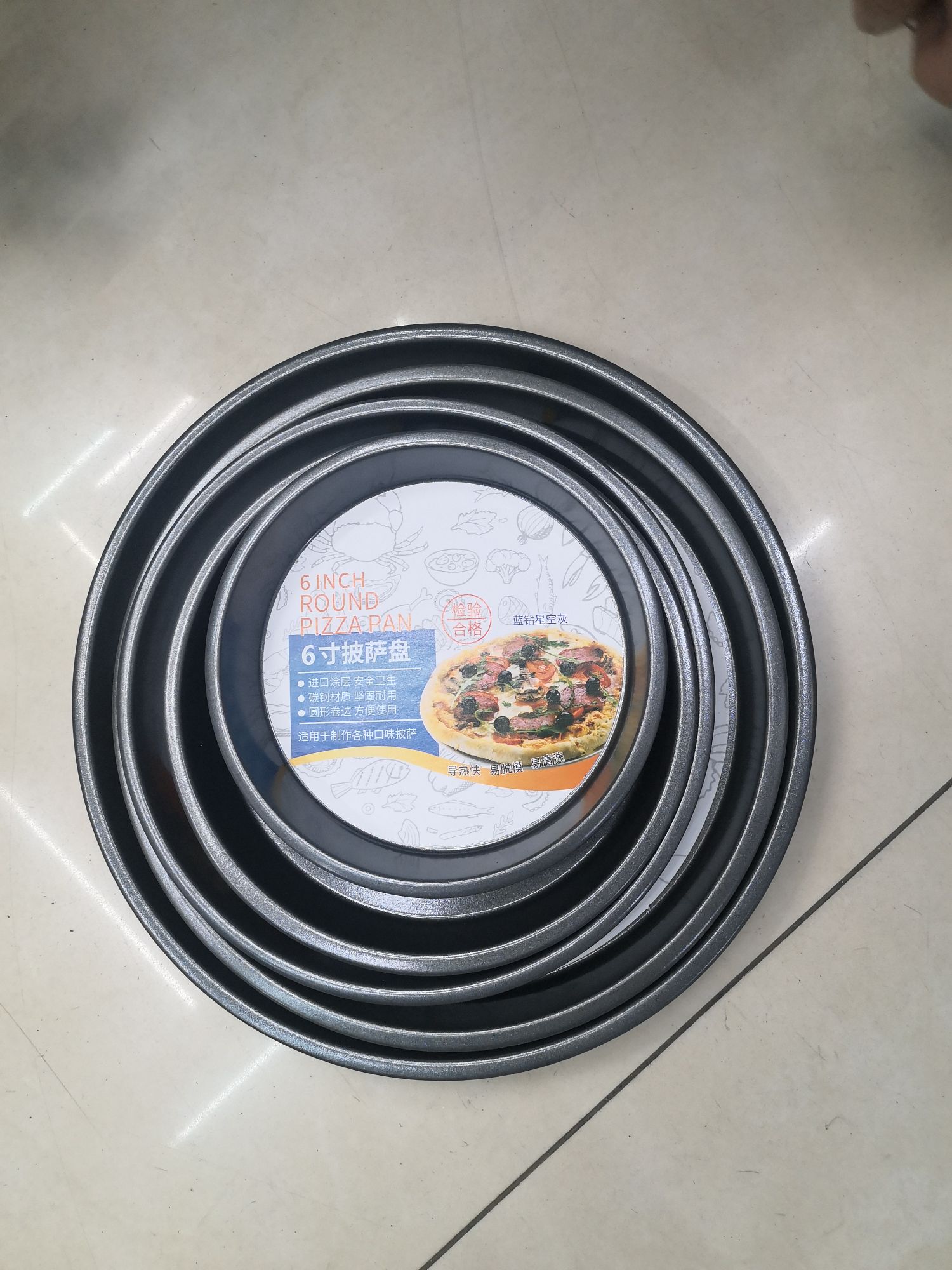 304不锈钢糕盘方盘圆盘心盘