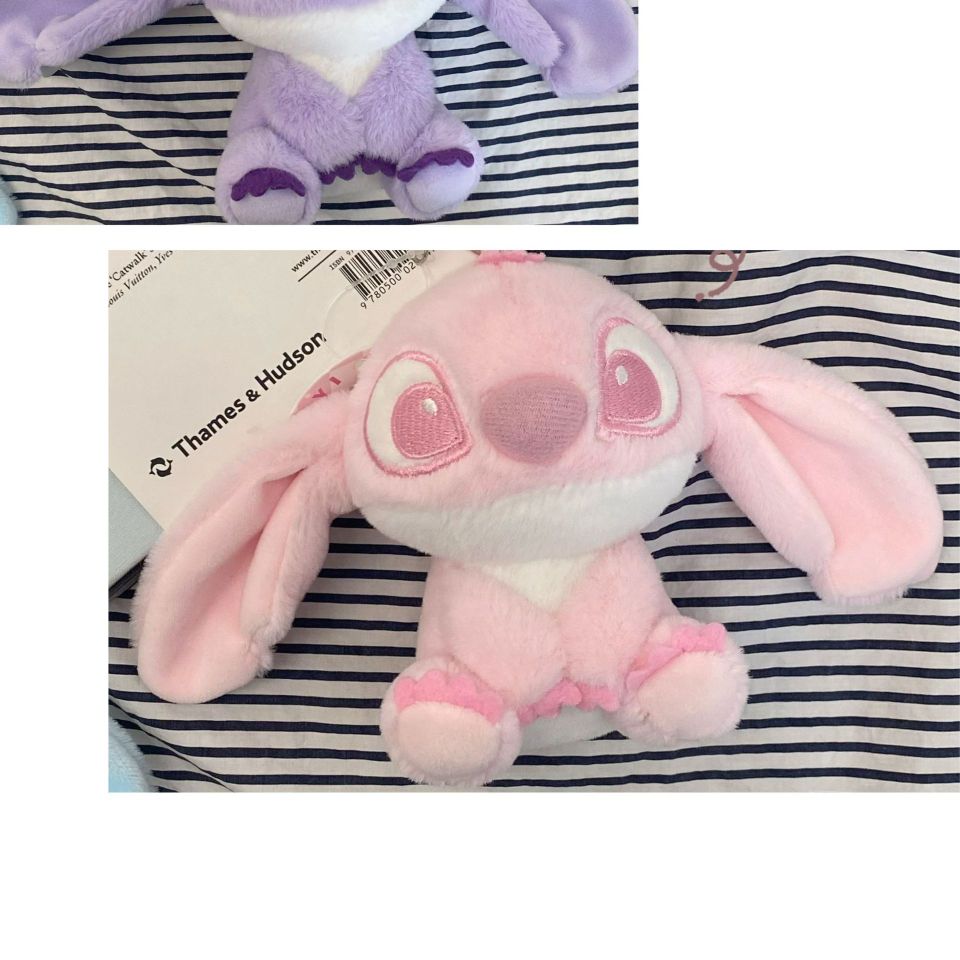 2022 Pink round keychain Pendant, golden doll pendant, plush toy, Stitch pendant factory direct sales pic 6