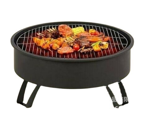 Household charcoal barbecue grill, charcoal brazier, outdoor barbecue rack, brazier, garden and courtyard bonfire stove Specification image