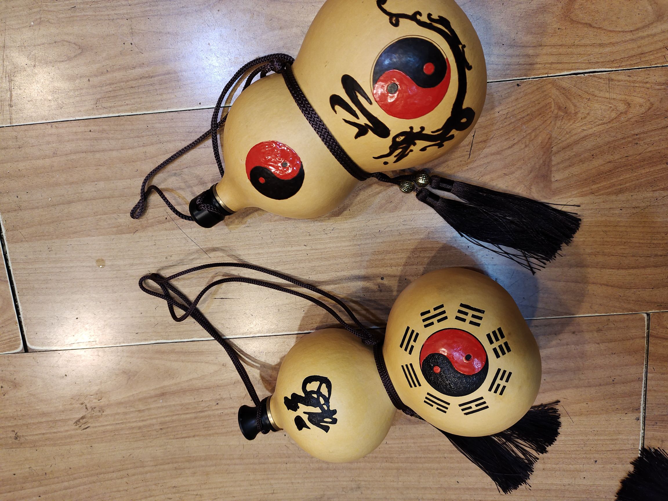 The natural gourd wine gourd is sealed with silicone to prevent leakage and can hold water detail image 3