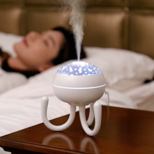2022 Octopus Humidifier USB Plug Large spray Volume desktop Projection Lamp Air Humidifier detail image 7