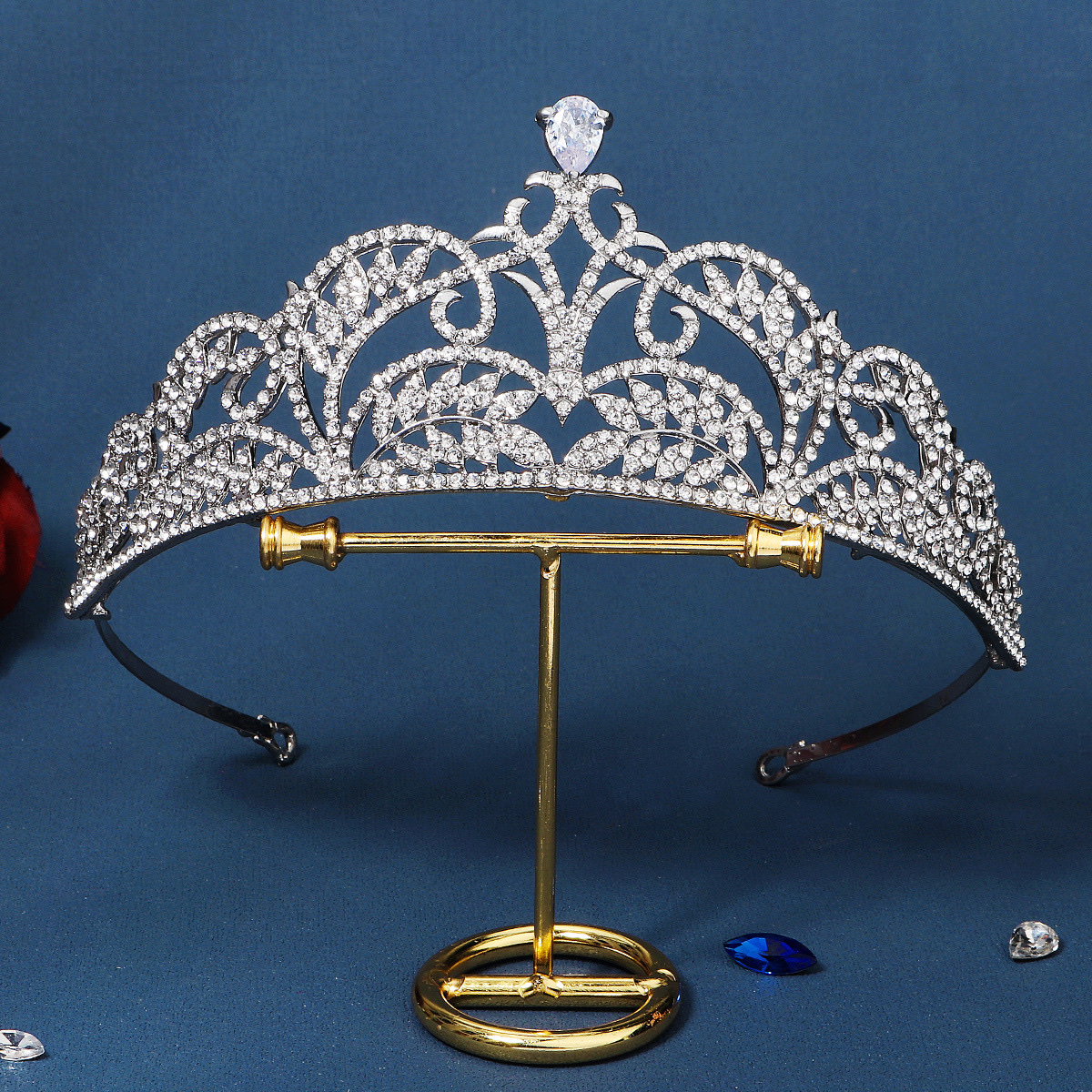 中高档大气上档次的合金新娘派对皇冠👑有气质