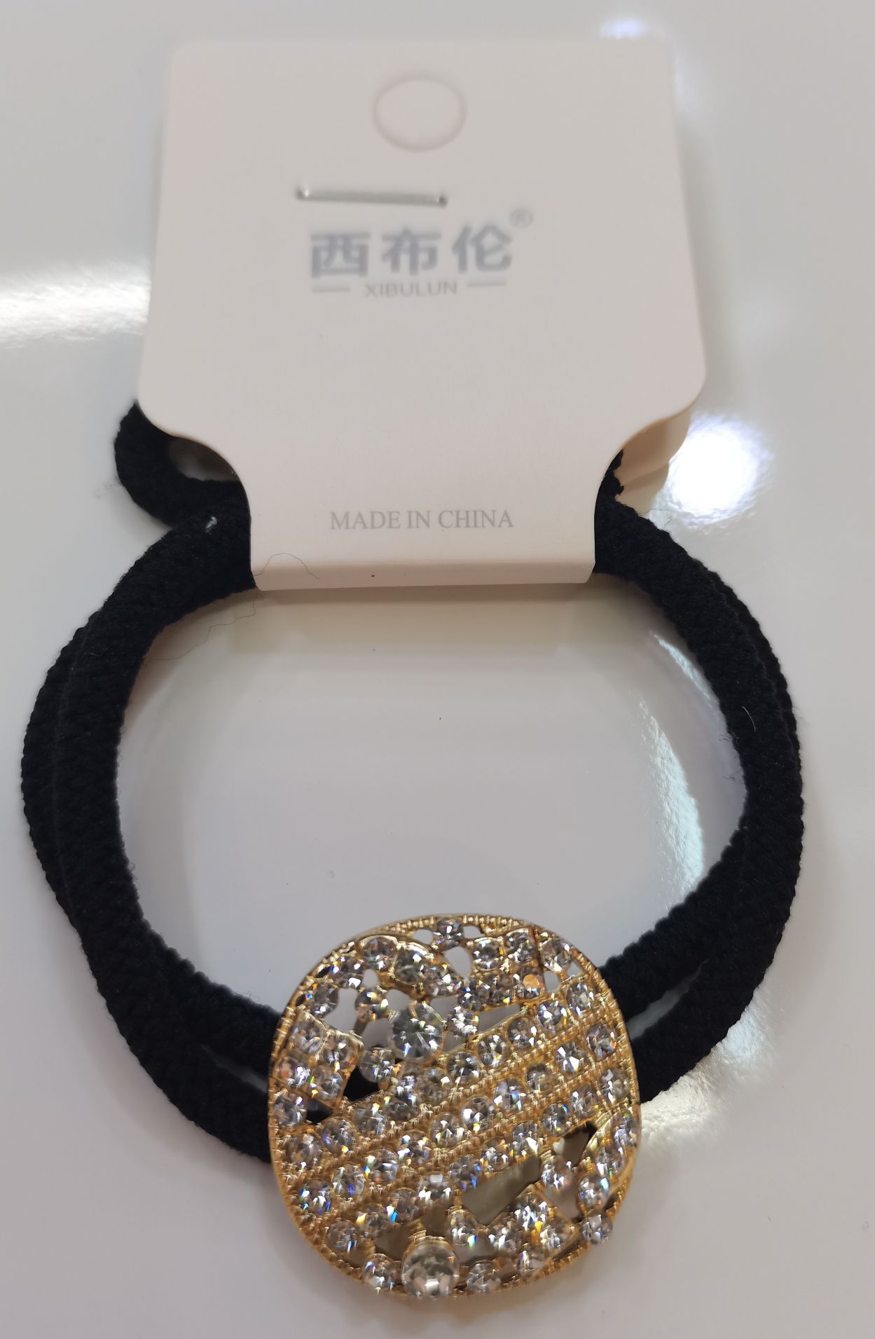 West Len Jewelry Headband Headband Headband Alloy Accessories Series Flower Pattern Thousand Bird Grid Series Network Explosive Thick Rope Rubber Band details Picture