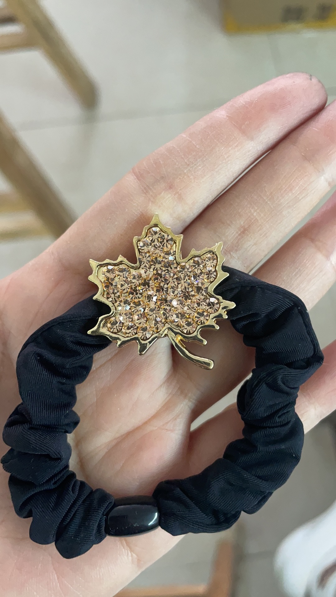 进口奥钻纯手工系列树叶皮筋慕铭精品048