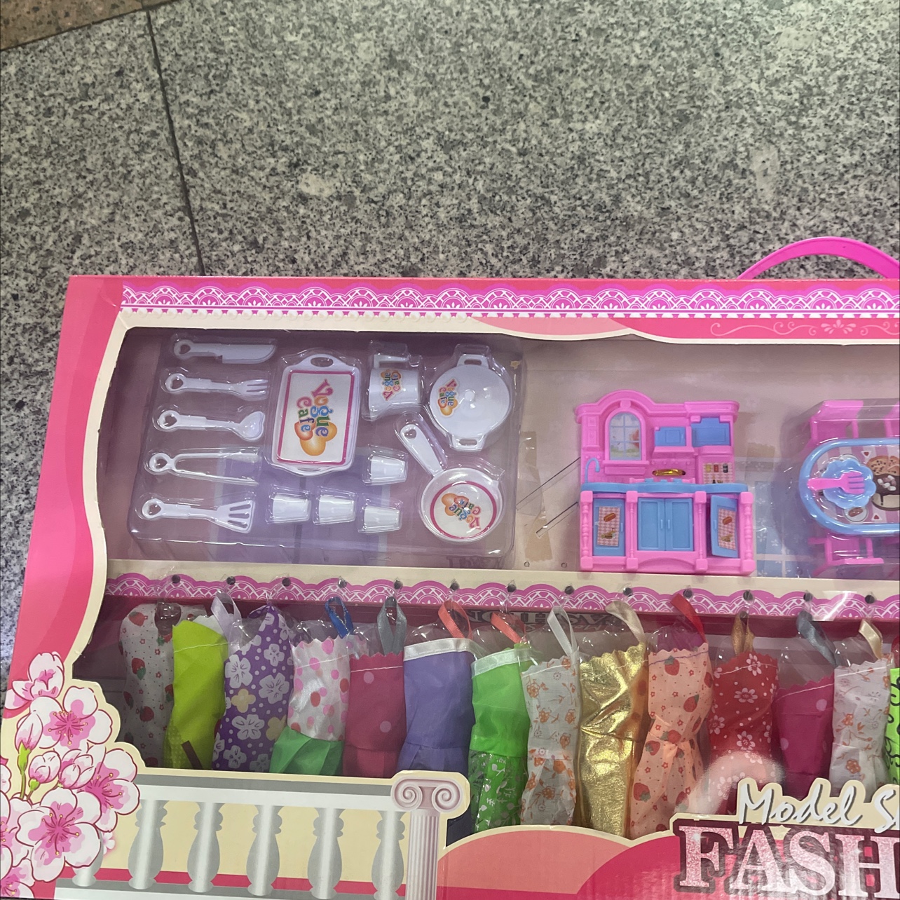 Barbie doll set New kitchenware set 2022 New product set Specification image