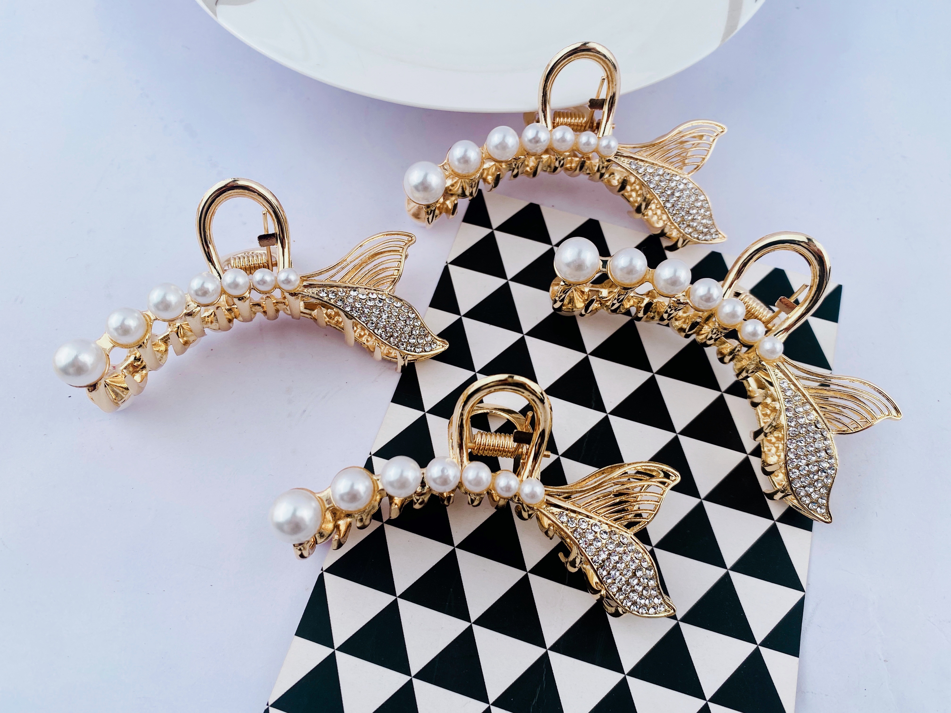 Popular hair clips, headwear, large back clip, women's hair clip, new shark clip for autumn and winter