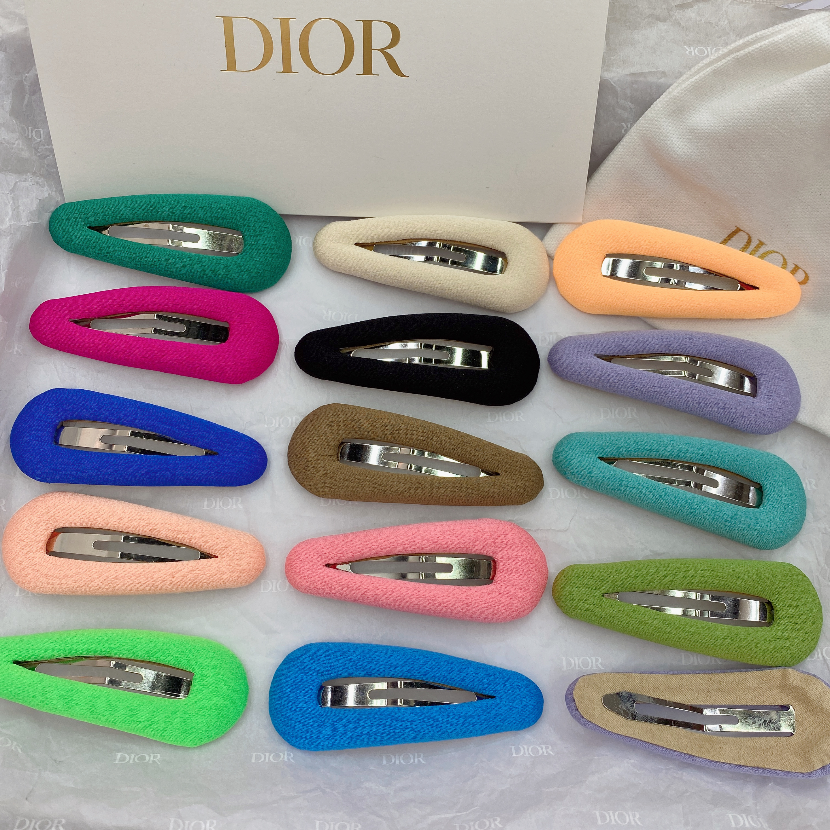 韩国发三春0002原创爆品2022年新款彩色布艺BB夹