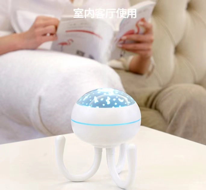 2022 Octopus Humidifier USB Plug Large spray Volume desktop Projection Lamp Air Humidifier detail image 6