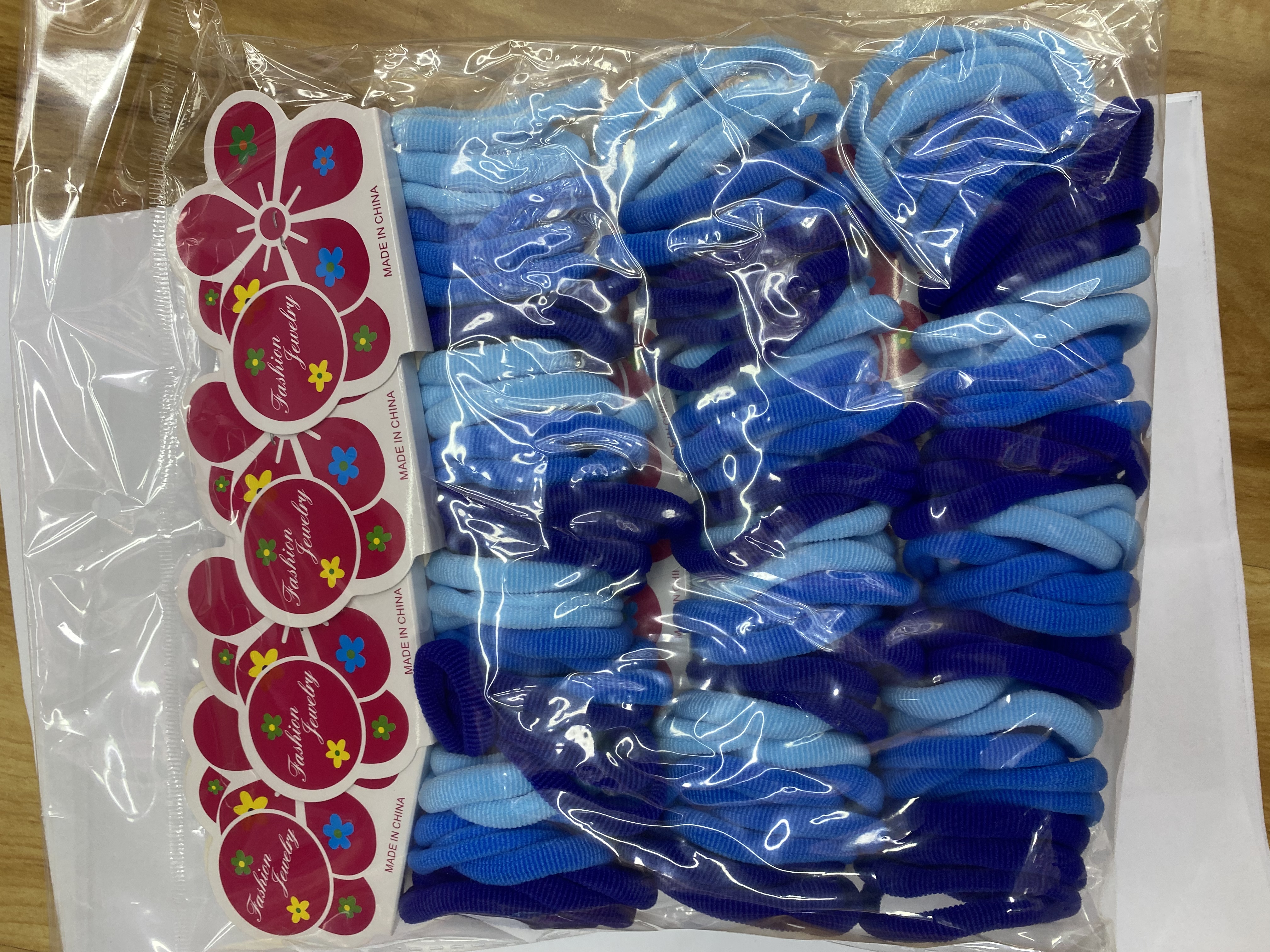 低弹丝毛巾圈 颜色百搭 馨亮点饰品3342发圈产品图