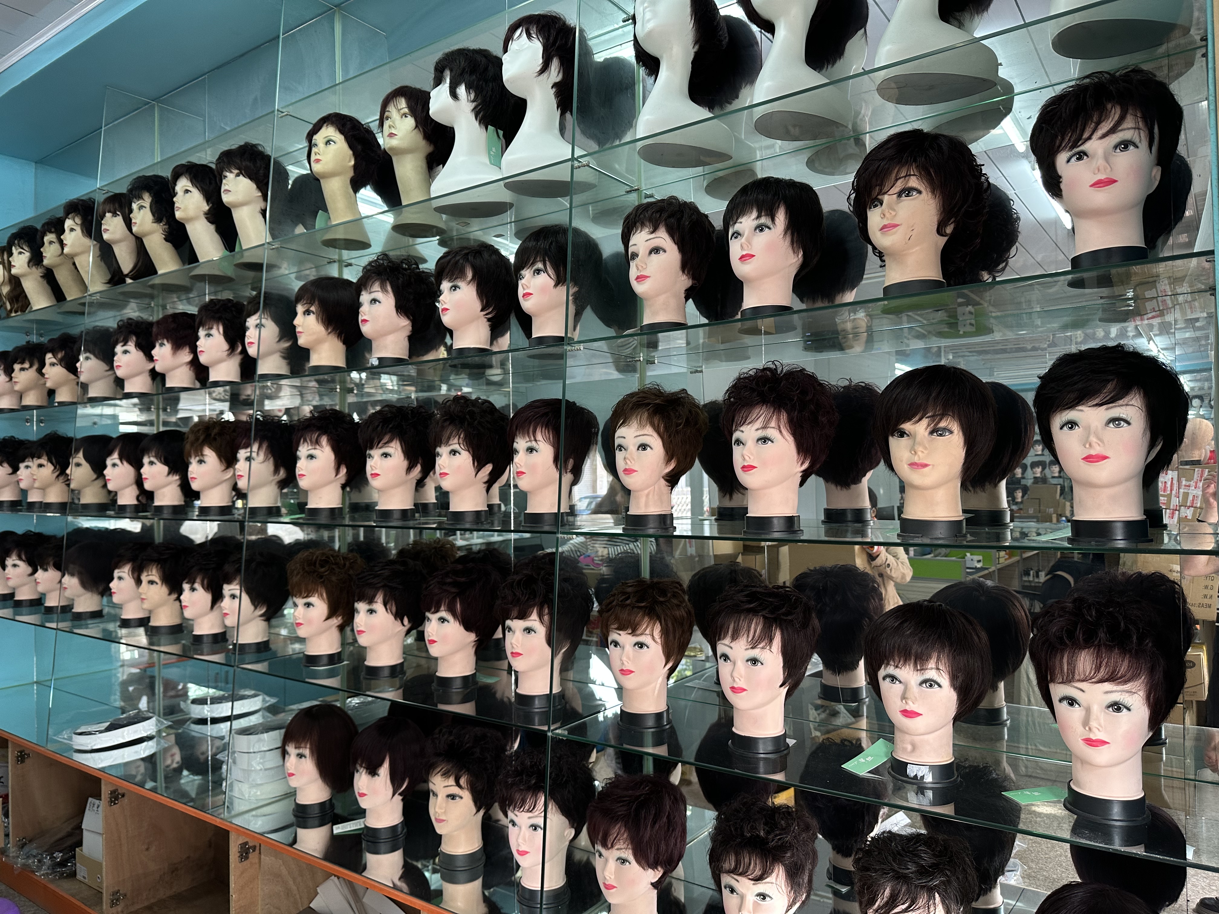 High-end full-length wig for women with short hair, natural round face Bob, full real hair strands, medium-long hair fashion wig hdidnjheuxbj
