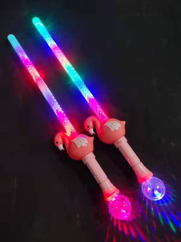 In my World, there are glowing swords, flashing sticks, glowing toys, flamingos, and flashing sticks Specification image
