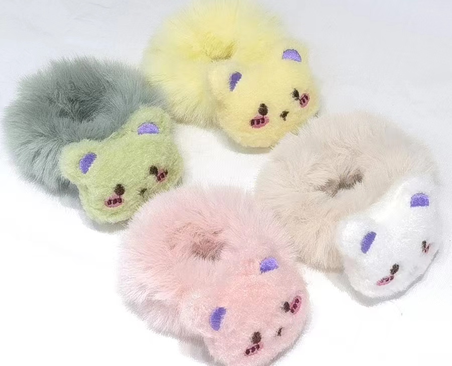 彩色大毛圈加彩色小熊