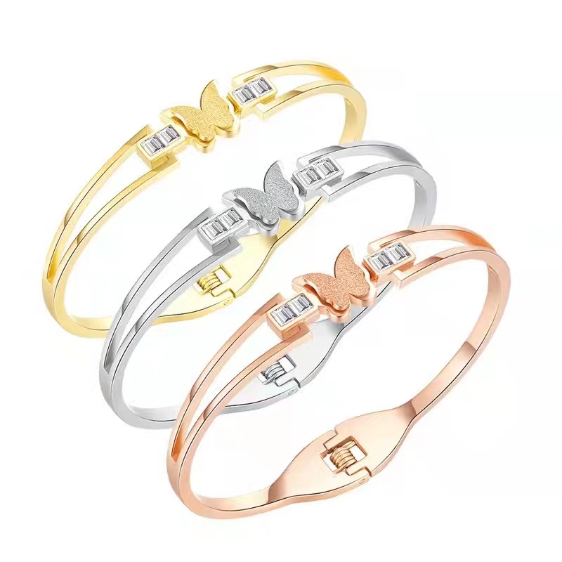 LKSTYLE non-fading titanium steel bracelet, ins cold style, high-end, niche design, exquisite internet-famous style details Picture