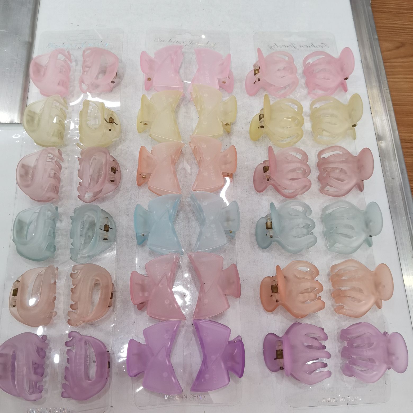Haishen Accessories 4 cm Popular and trendy Korean-style classic and fashionable rubber frosted sugar fruit color grabber details Picture